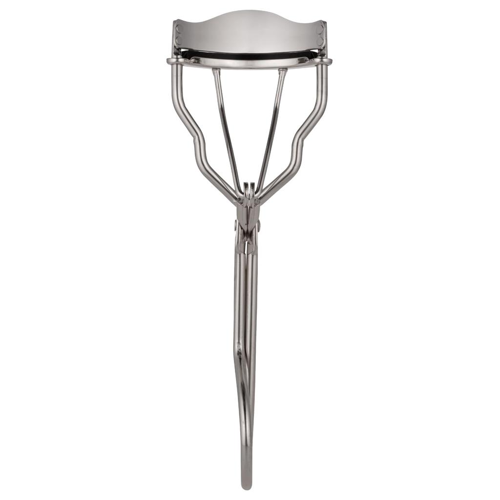 Koji Щипцы для завивки ресниц Honpo Push & Catch, серебристые, для нависших/монолитных глаз со сменной резинкой