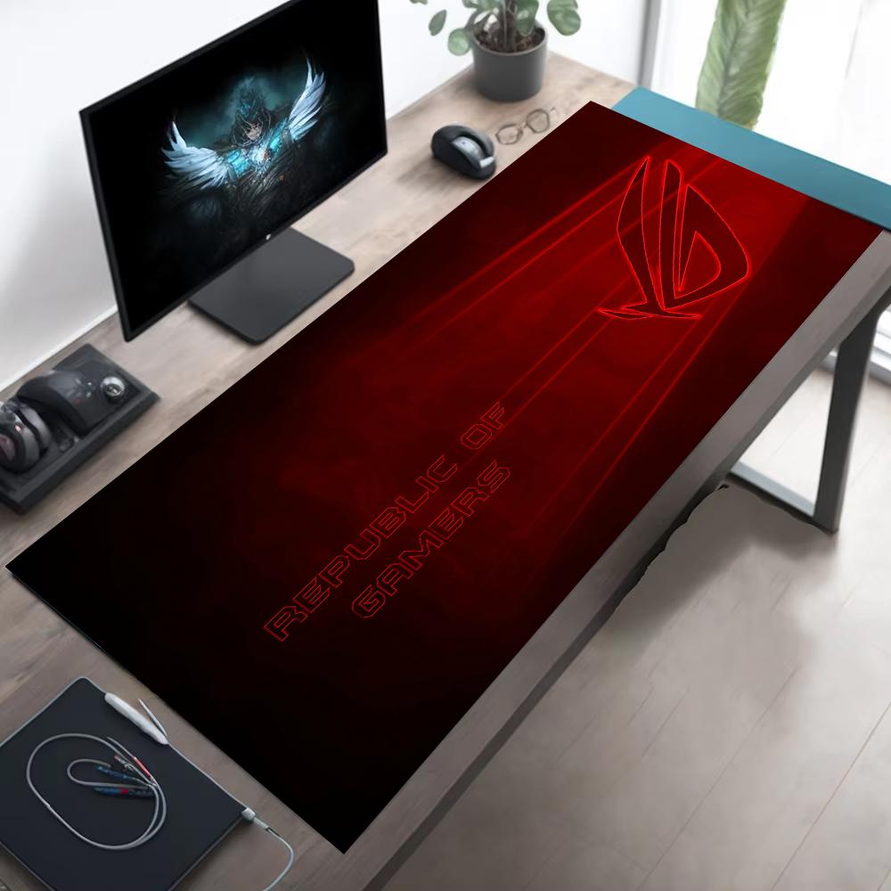 New Cool Gamer Rog Asus Mouse Pad Gaming Laptops Keyboard Mat Deskmat Pc Accessories Desk Protector Mousepad Gamer Mats Anime