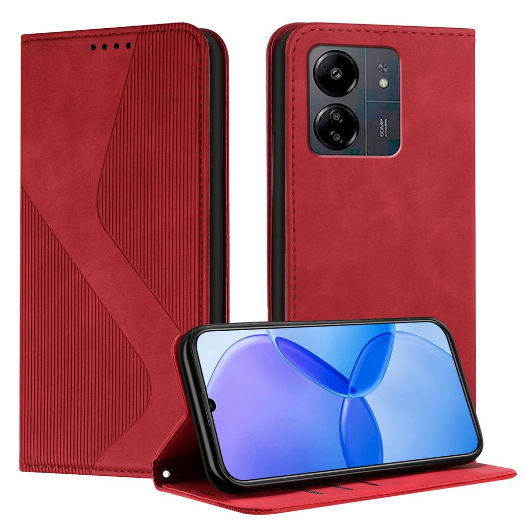 Magnetic Leather Wallet Flip Case for ZTE Blade A33S A34 A35 A53 Pro A54 A73 A75 V40 V50 V60 Vita 4G 5G Cover | S LINE Design