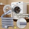 Гибкий и прочный шланг для слива стоков из автодома с герметичной конструкцией для легкого слива
