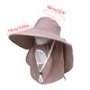 Summer Hat Women Outdoor Cycling Sunshade Face Mask Wide Brim Breathable Suncreen Sun Hats Casual Sunhat Visor Uv Protection New