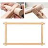 Wooden Tapestry Scroll Embroidery Frame Cross Stitch DIY Craft Sewing Tool