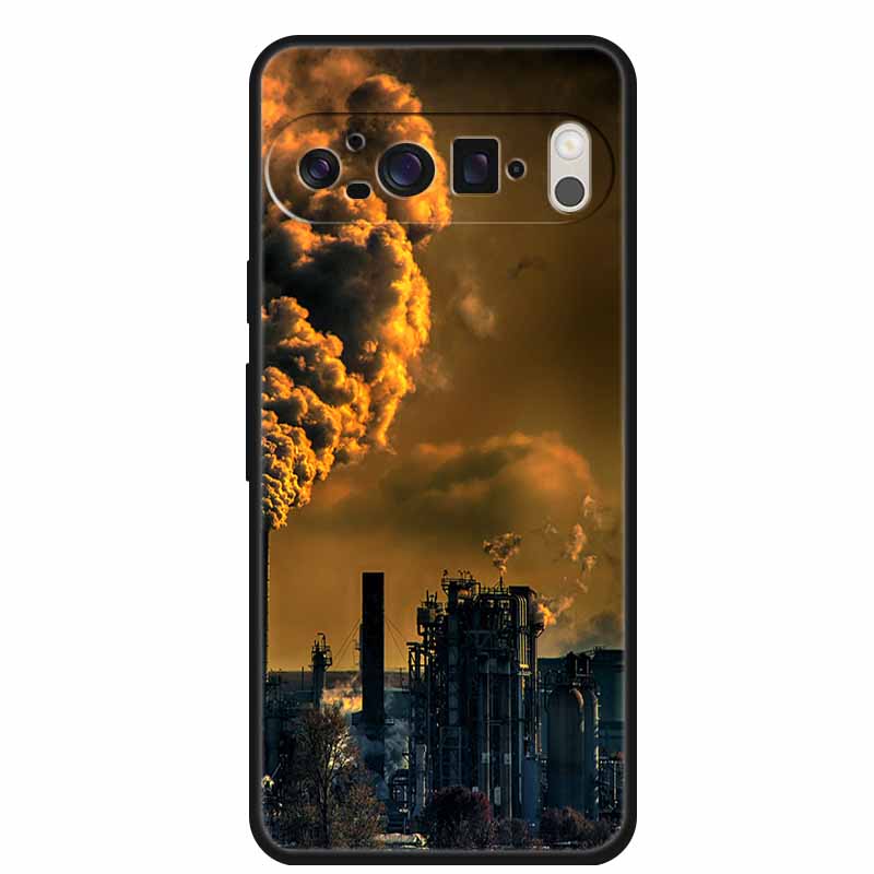 Для Google Pixel 10 Pro XL 5G Чехол Цвет Оригинальный Мягкий Силикон ТПУ Чехол для Телефона Лесной Пихтовый Пейзаж для G45RY Защитный Чехол Новый