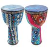 8.5 Inch African Drum Colorful Cloth Art ABS PVC Children Hand Drum