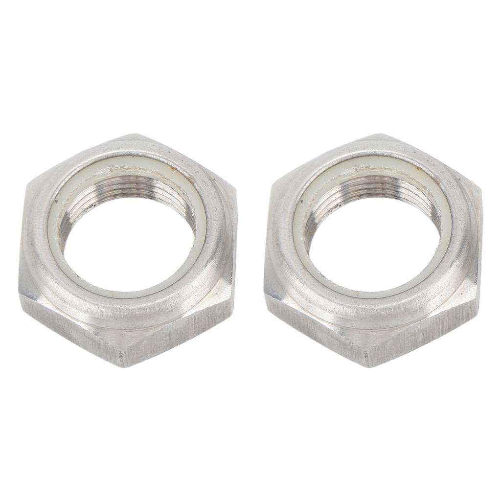 2PCS Outboard Self Locking Nut Motor Pinion Nut 90185 22043 for Outboard Motor 2 4T 9.9‑250HP for Parsun for Hidea