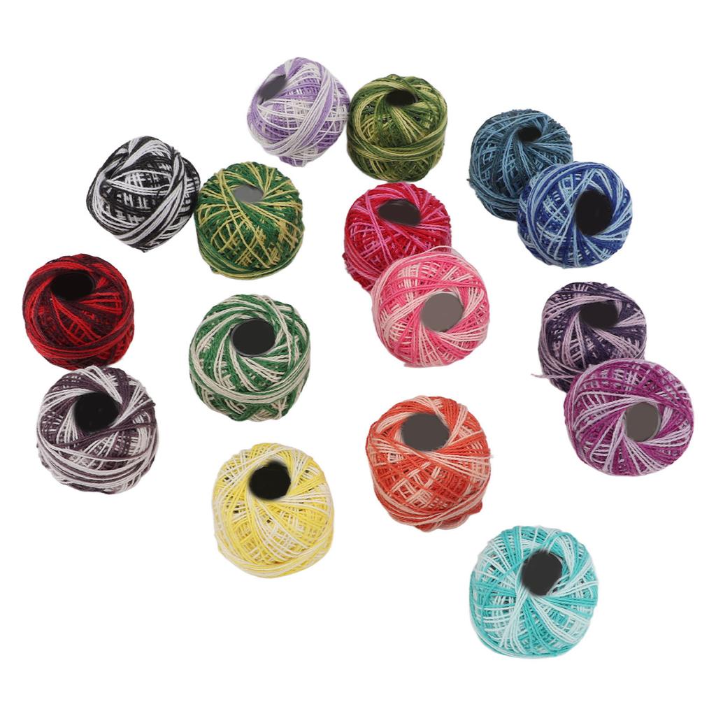 Кружевная нить Разноцветная Ручная работа Сделай сам Вязание Крючком Вышивка крестом Нить для кружева