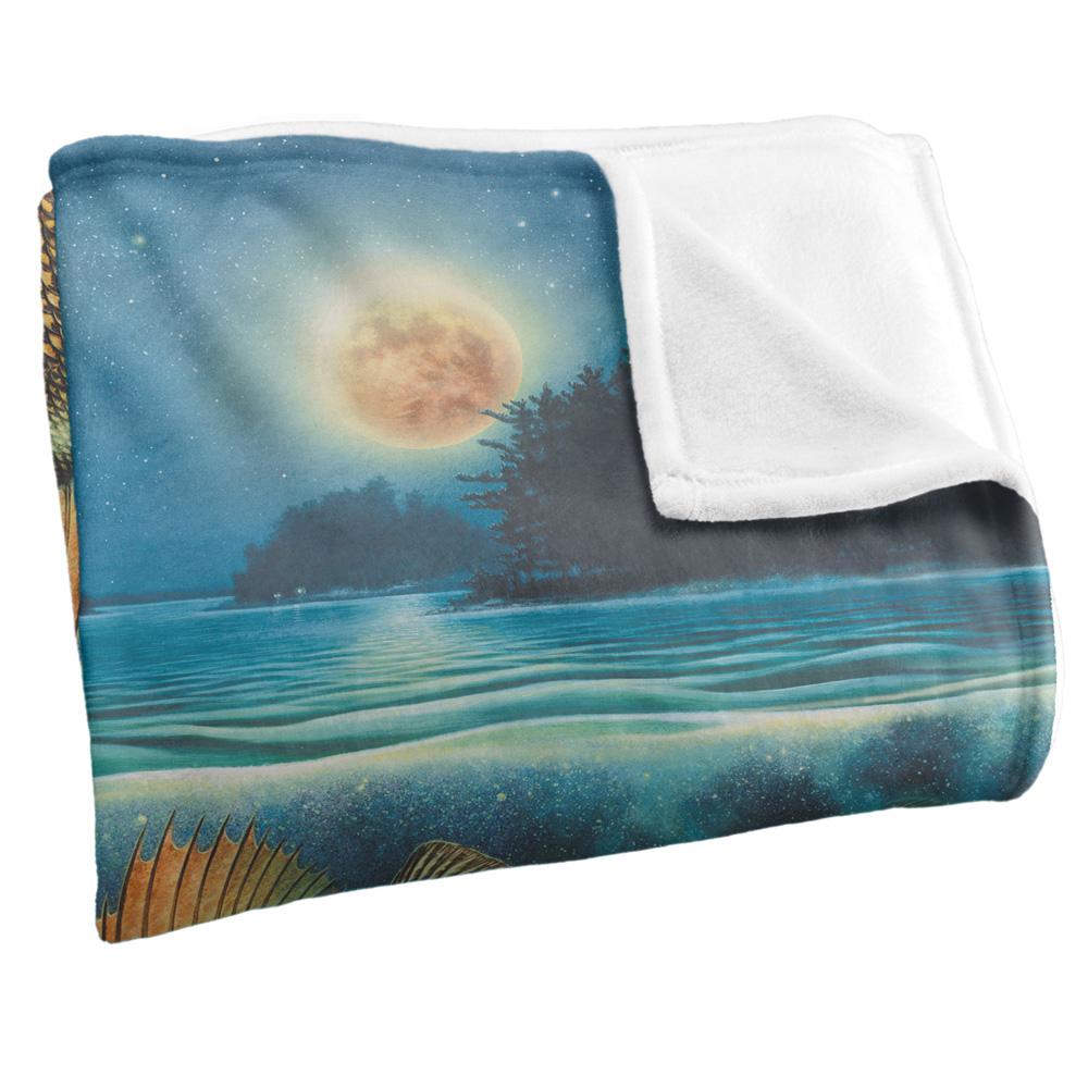 JQ Licensing Silky Moon Fishing Supersoft Blanket
