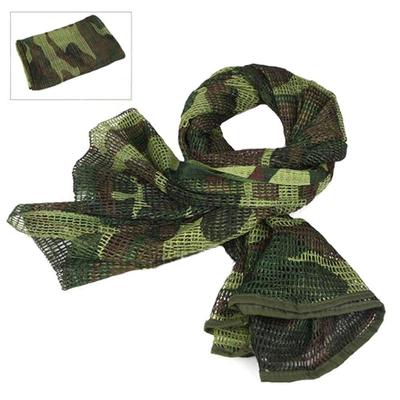 Тактический камуфляжный сетчатый шарф, военный мужской армейский шарф для солдата США, дышащие охотничьи шарфы, скрытая шаль, снайперский шарф с вуалью для лица