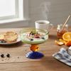 High Feet Glass Ice Cream Bowl 270 ML Dessert Cup Exquisite Fruit Salad Bowl  Cafe