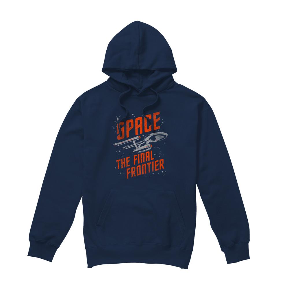 Star Trek Mens Space Travel Hoodie
