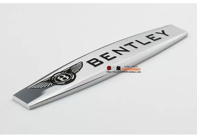 3D Metal Car Logo Sticker VIP Sport Badge Decal Auto Accessories for New Bentley Flying Spur Continental GT Bentayga Mulsanne CL2