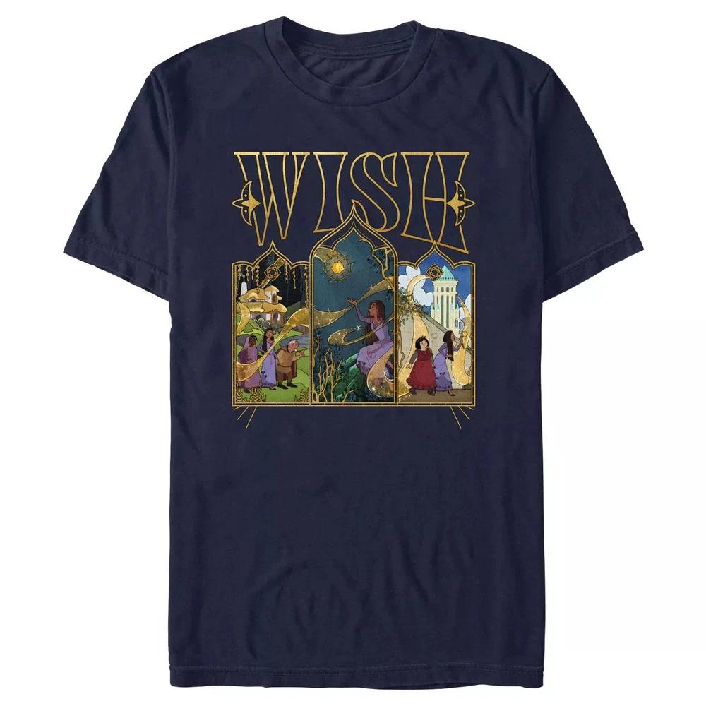 Wish Stained Glass Scenes Tshirt Unisex