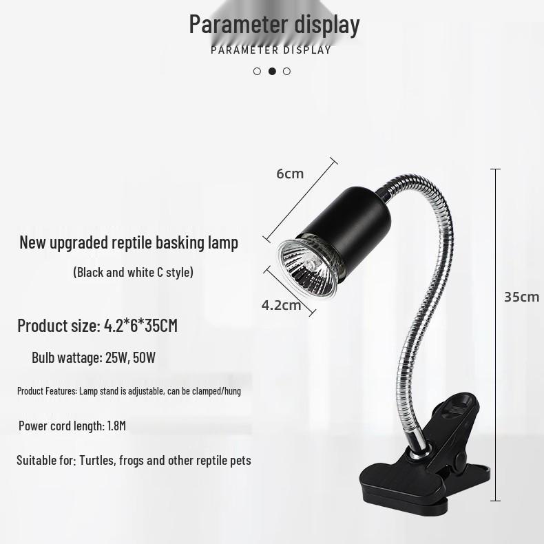 Full Spectrum UVB Heat Lamp for Reptiles - Ideal for Turtles and Lizards