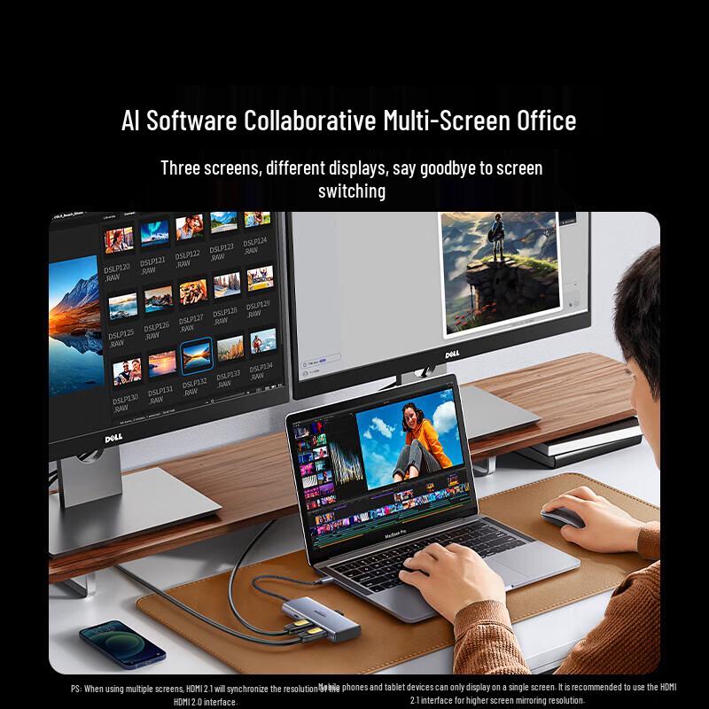UGREEN 15852 Type-C 8K Triple Display Thunderbolt Docking Station