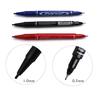 10pcs Dual-side Writing Oil Base Permanent Marker Bold Fine Point CD Metal Liner Office School A6875