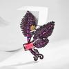 Изысканные роскошные красочные циркониевые броши-бабочки для женщин, персонализированные жемчужные эмалированные булавки для платья, кардиган, брошь с насекомыми