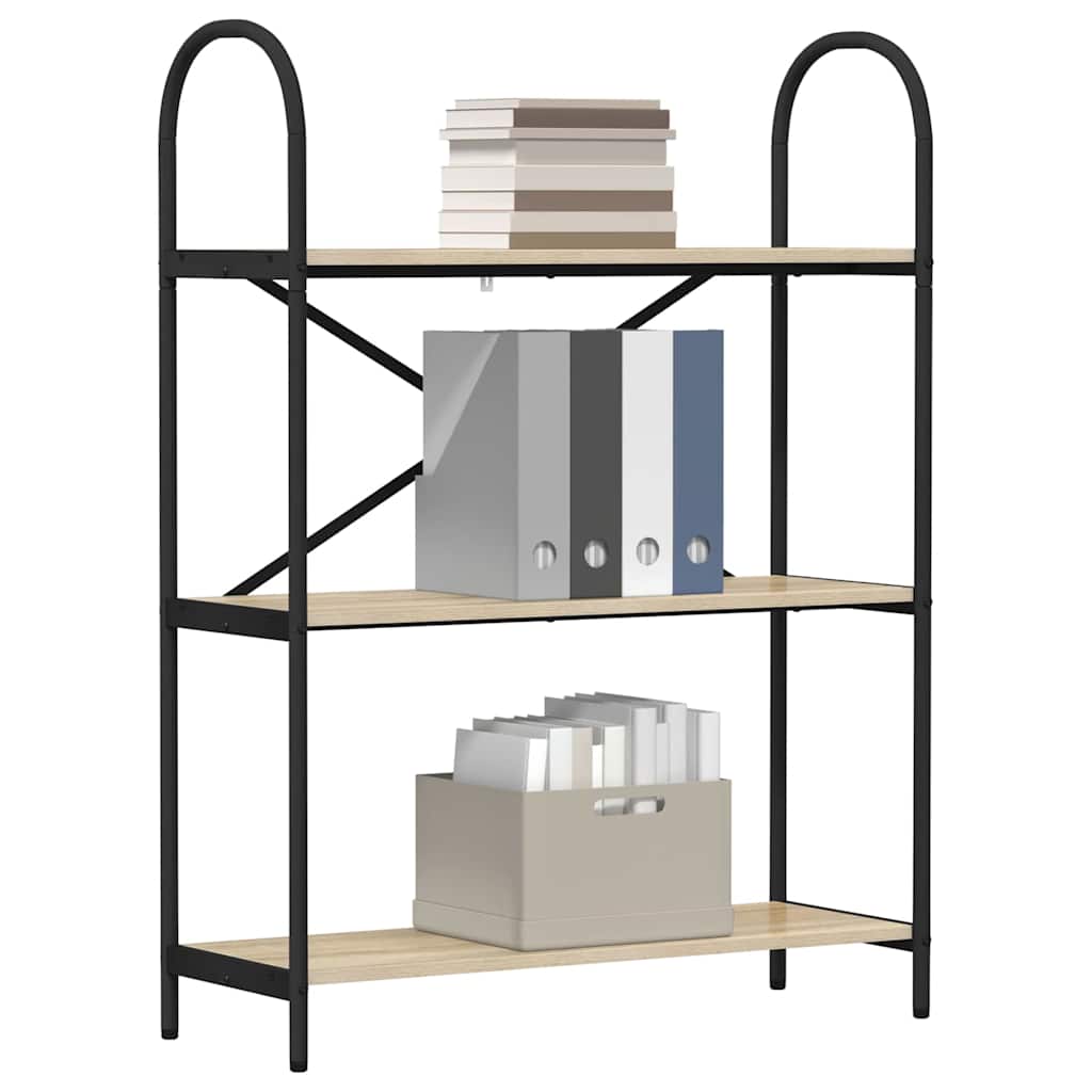 Bookshelf Sonoma Oak 80 x 30 x 109 cm Particleboard