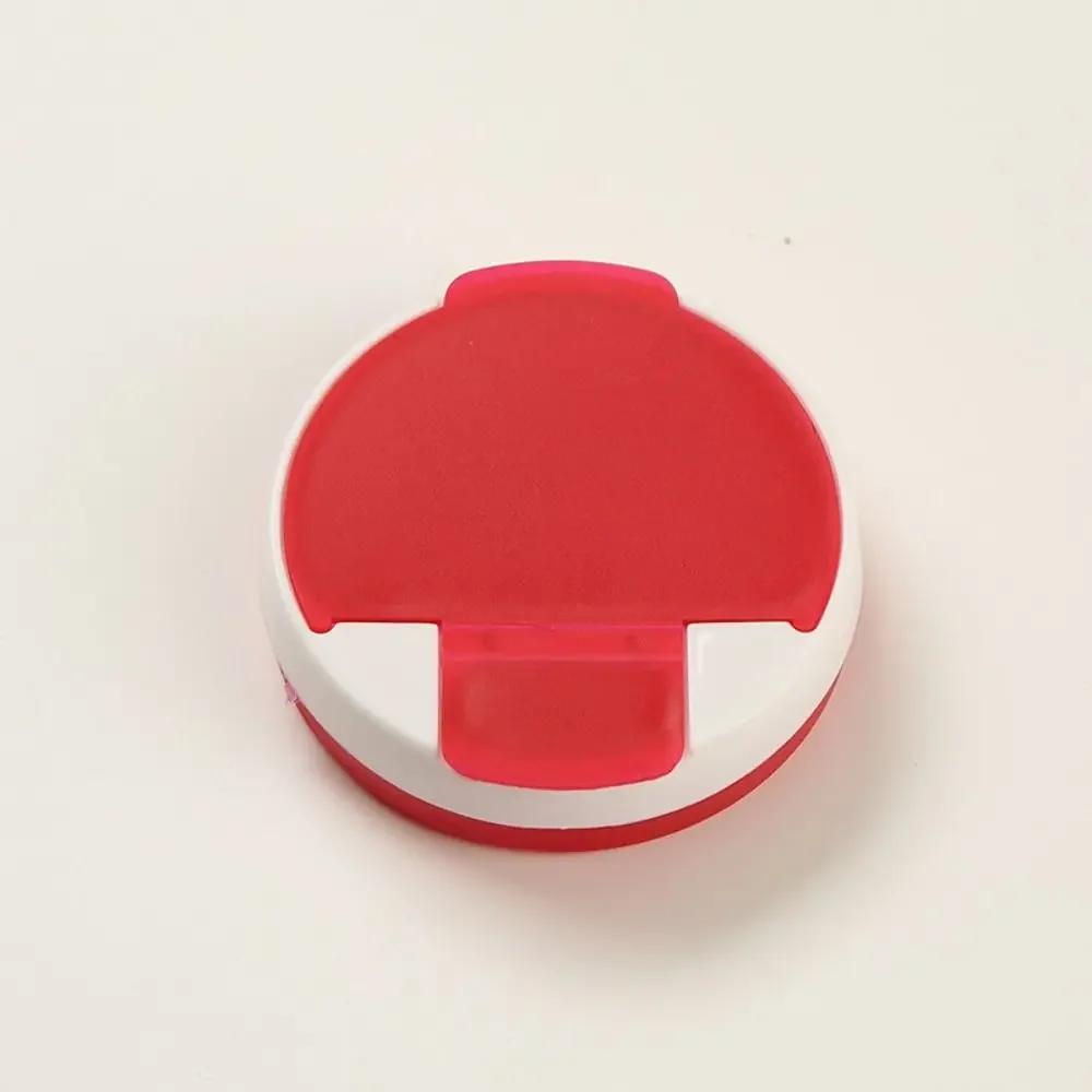 4 сетки ящики для хранения таблеток коробка круглой формы портативный органайзер для капсул и таблеток футляр для таблеток для путешествий мини-контейнер для таблеток