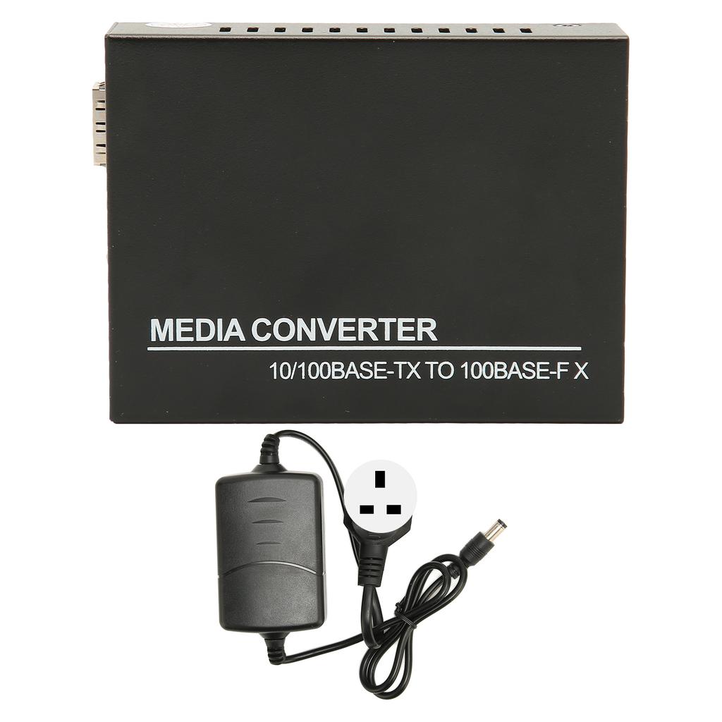 SFP Ethernet-коммутатор 10M 100M с автоматическим согласованием, полный полудуплекс, светодиодный индикатор, оптоволоконный медиаконвертер