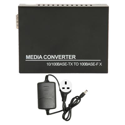 SFP Ethernet-коммутатор 10M 100M с автоматическим согласованием, полный полудуплекс, светодиодный индикатор, оптоволоконный медиаконвертер