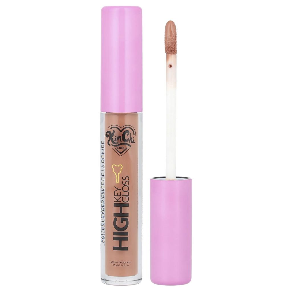 KimChi Chic Beauty, High Key Gloss, HKG06 Натуральный, 0,19 жидких унций (3,5 мл)