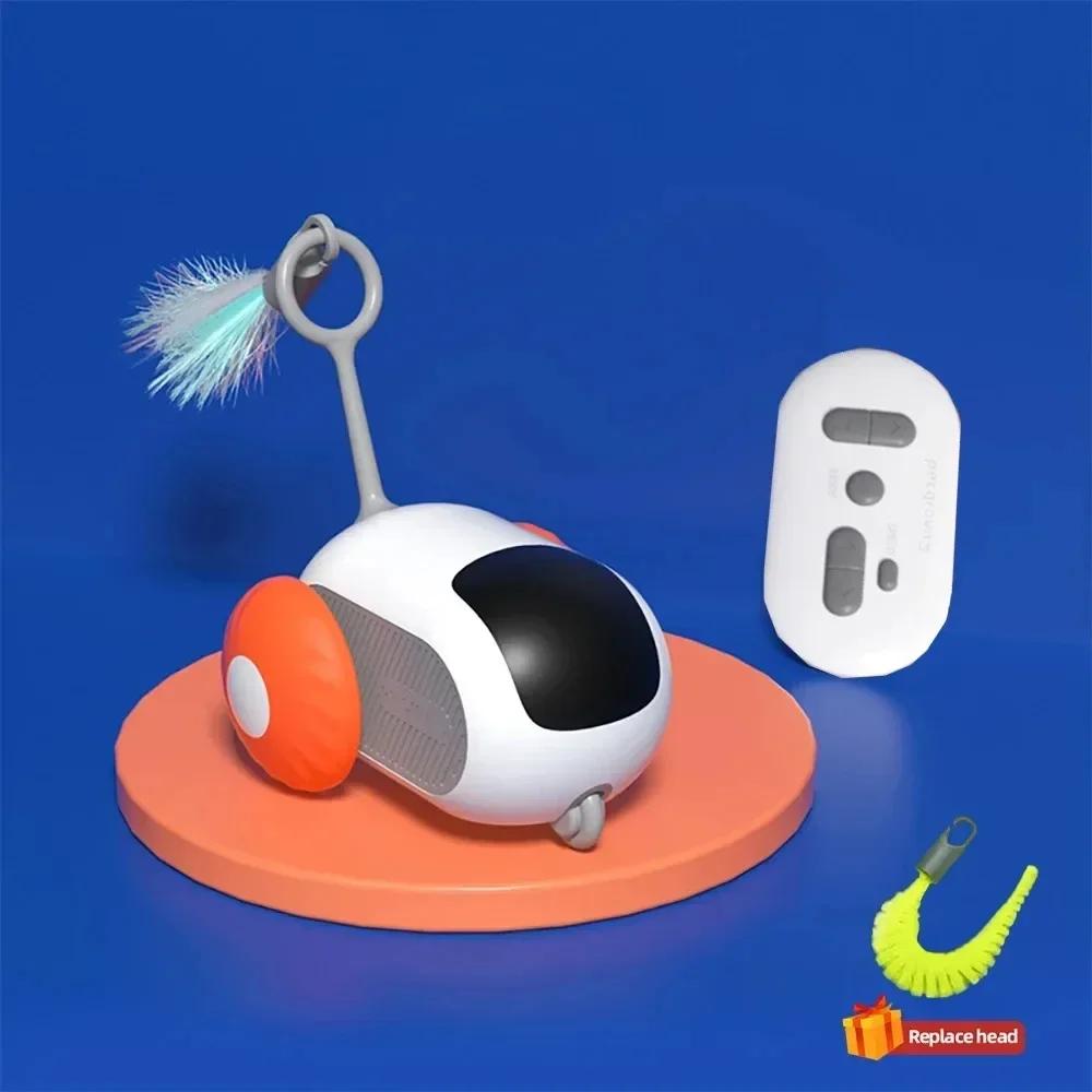 Дропшиппинг умная игрушка для кошек, автоматическая движущаяся игрушечная машинка с дистанционным управлением для кошек, собак, интерактивные игры, дрессировка, товары для домашних животных