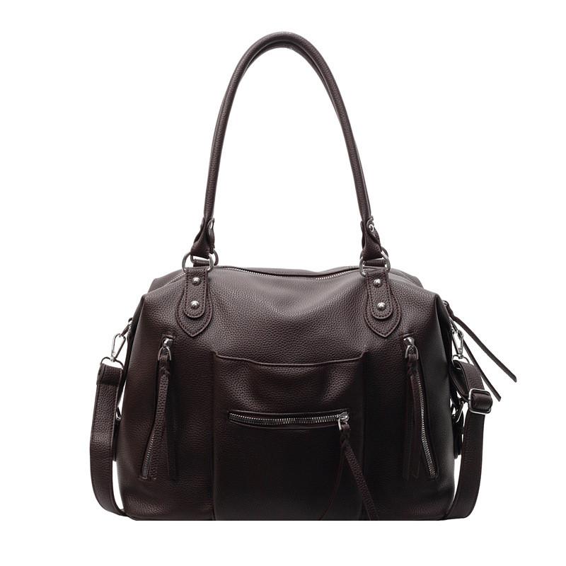 Retro Chic Women Pu Bag With Large Size And Multiple Shoulder Straps For Everyday Carry