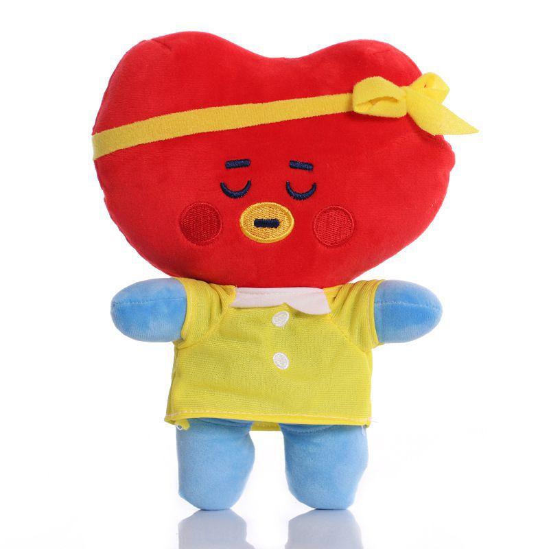 Плюшевая игрушка Bt21 Мягкая кукла Tata Mang Chimmy Rj Koya Cooky Shooky Van Kpop Bts