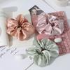 Custom logo 100% Mulberry 22momme  7cm Silk Scrunchies Hair Ties Hair Accessories for Girls
