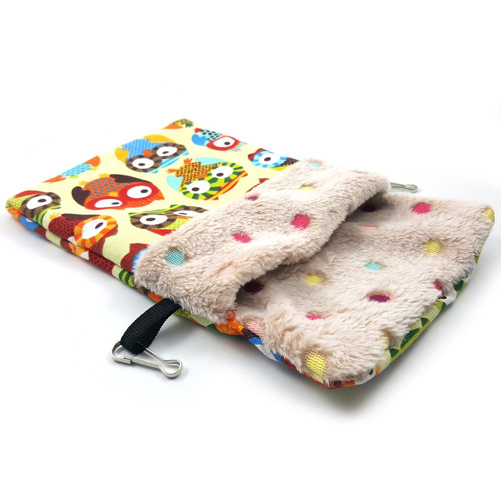 Warm Hamsters Bed Nest Pet Sleeping Bag for Squirrels Guinea Pigs Parrots Small Animals Winter Mat House Cage