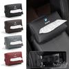 Car Tissue Organizer Bag Paper Towel Storage Box Accessories for Bmw 1 3 5 7 Series X1 X5 X6 X7 G30 G01 F15 G05 I3 M4 Keychain cyhk37
