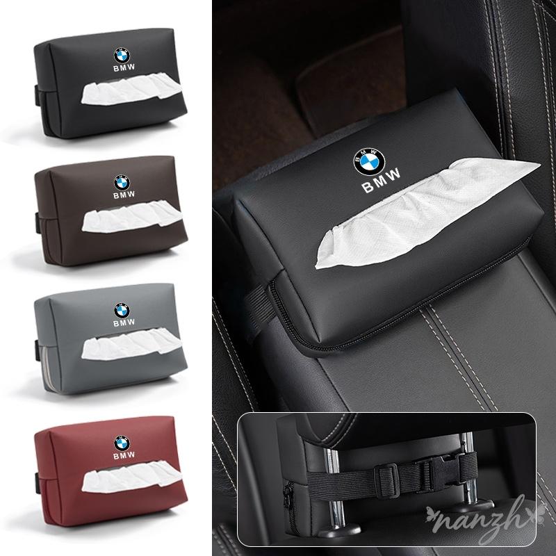 Car Tissue Organizer Bag Paper Towel Storage Box Accessories for Bmw 1 3 5 7 Series X1 X5 X6 X7 G30 G01 F15 G05 I3 M4 Keychain cyhk37