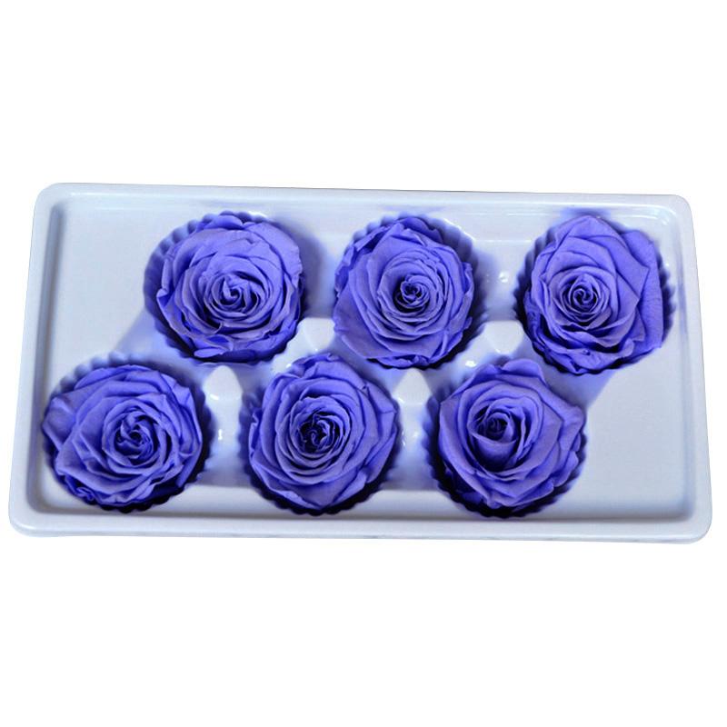 6 шт./кор. вечная жизнь цветок вечеринка декор роза цветок DIY консервированный подарок высокое качество День матери 5-6 см свадьба День святого Валентина