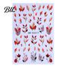 Autumn Nail Decals Leaf Art Stickers, Waterproof Fall Maple Leaves Manicure Decals, Self-Adhesive Stickers for Women and Girls DIY