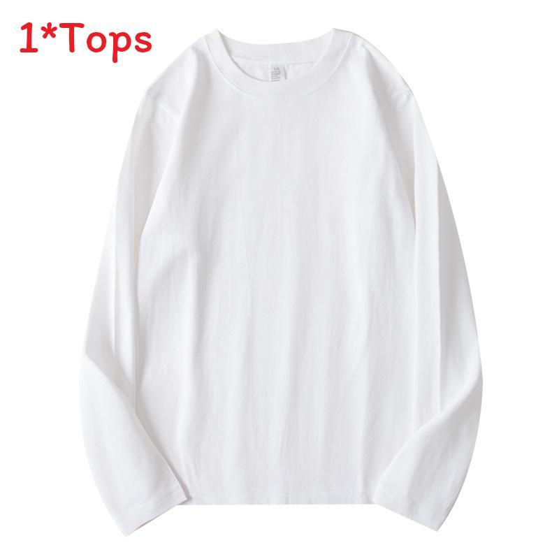 Cotton Long Sleeve T Shirt For Women Men Casual Basic With Round Neck For Spring