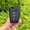rmwpf7 Car Silicone Key Case Cover for VW Volkswagen Golf 7 MK7 Tiguan MK2 T-roc T-cross Skoda Octavia Kodiaq Karoq Seat Ateca Leon Fob
