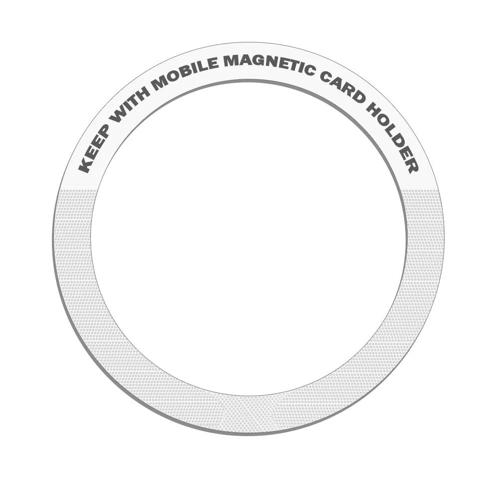 1 шт./3 шт./5 шт. Универсальное магнитное металлическое кольцо-пластина из нержавеющей стали для беспроводной зарядки Magsafe, наклейка-железный лист, держатель телефона в автомобиле