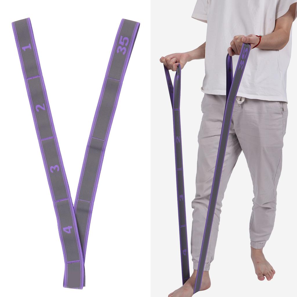 Эластичная лента для женщин, фитнес, высокая эластичность, мульти-тренировочный эластичный ремень(Серо-голубой )