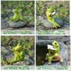 Indoor Miniature Landscape Polyresin Statue Fairy Garden Decor Home Decoration Figurine Frog Statue