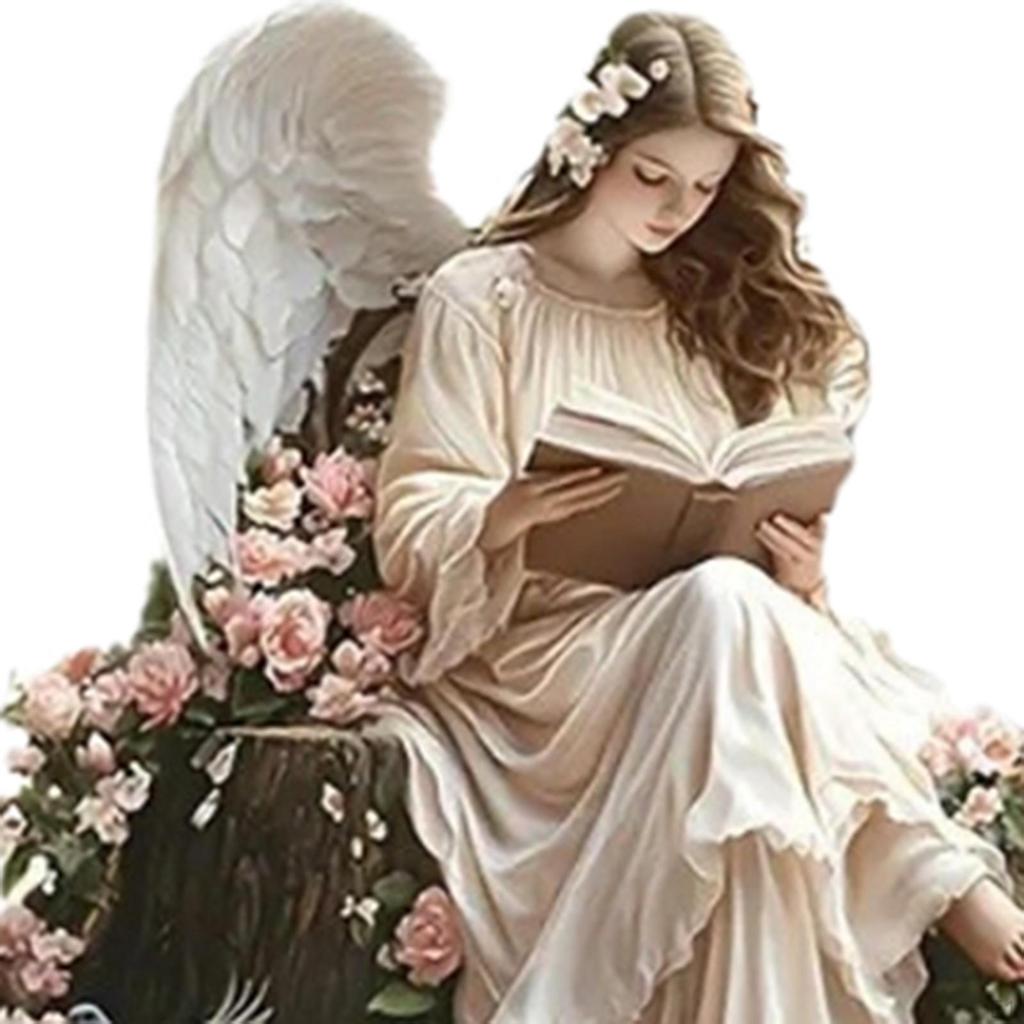 Акриловый декор "Ангел-фея", настольная подставка, красочный креативный плоский 2D знак с основанием для книжной полки,