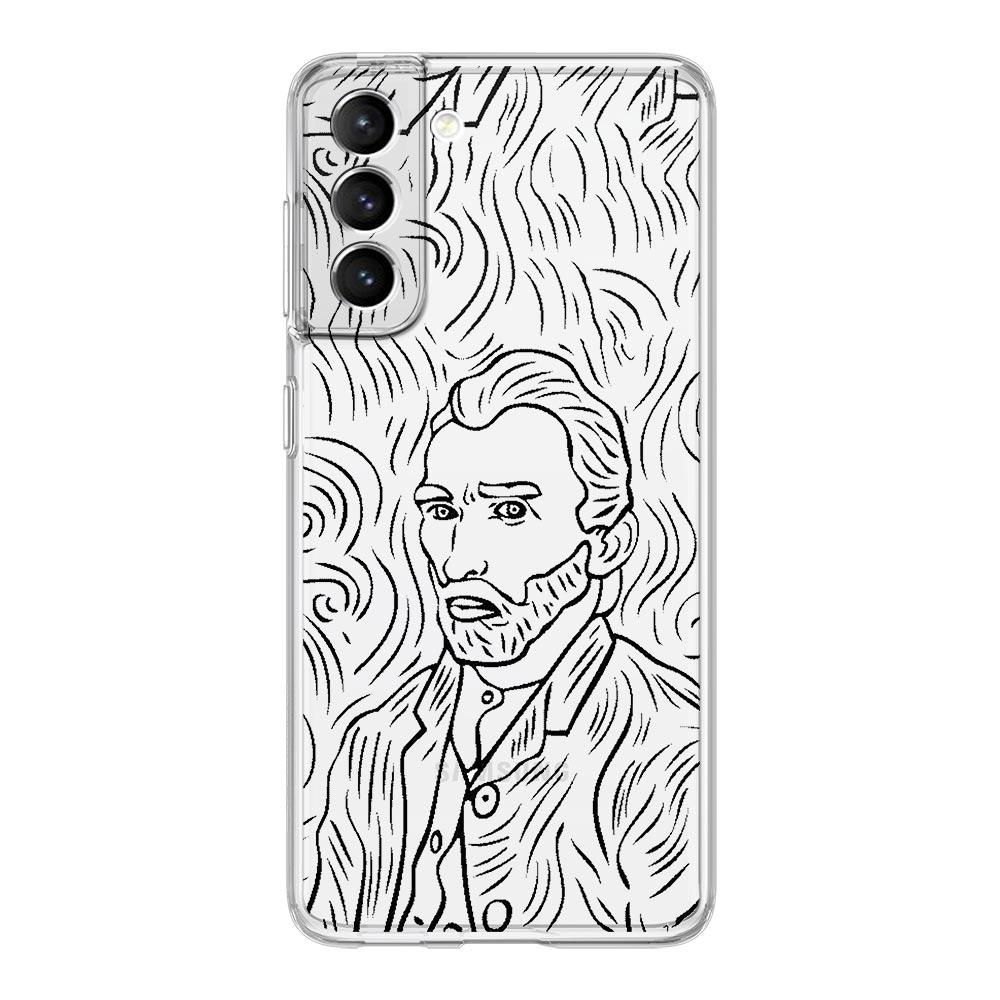 Чехол для телефона Samsung Galaxy S24 Ultra S23 FE S22 S20 S21 5G S10 S9 Plus S10E S8 Мягкий Прозрачный Арт Эстетика Давид Мона Лиза Чехол