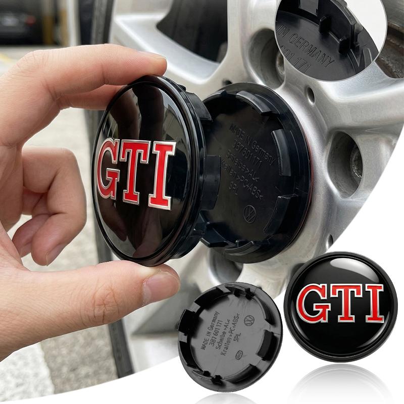 65MM Car Emblem Wheel Center Hub Cap Covers Auto Rim Cover For Volkswagen GTI Polo Golf 4 5 6 7 MK7 MK4 MK6 Passat B6 B8 T4 T5