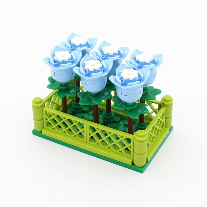 MOC Ферма Овощ Тыква Сад Урожай Ананас Морковь Грибы Тыква Кукуруза Строительные блоки Игрушки Для Детей Подарки