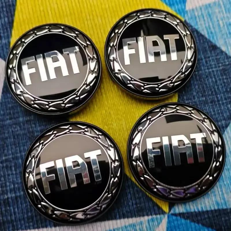 4 шт. 60 мм Для Fiat 500 Колпачки центральных ступиц колес Диски Пылезащитная крышка Колпачки Ступицы Для Punto Stilo Bravo Ducato Freemont 124 600
