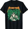 Monstera Funny Skull Plant Lover Grunge Gardener Skeleton T-Shirt