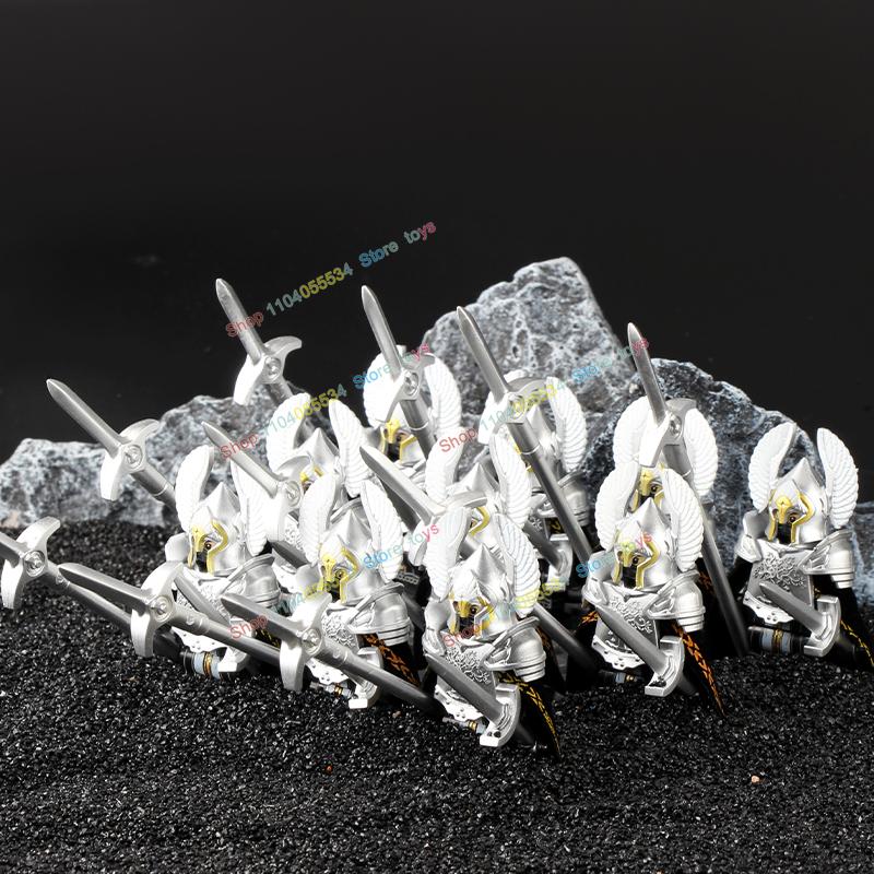 Movie Series Orc Uruk-hai Army Action Figures Mini Bricks Doll Assemble Building Blocks MOC DIY Toys for kid gift