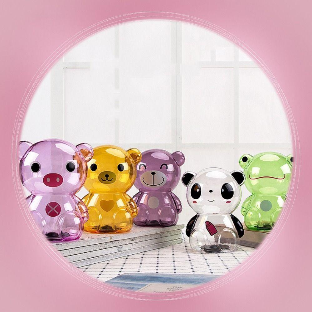 Kindergarten Home Decor Manage Funds Bear Piggy Bank Cartoon Saving Box Kids Toys Birthday Gifts