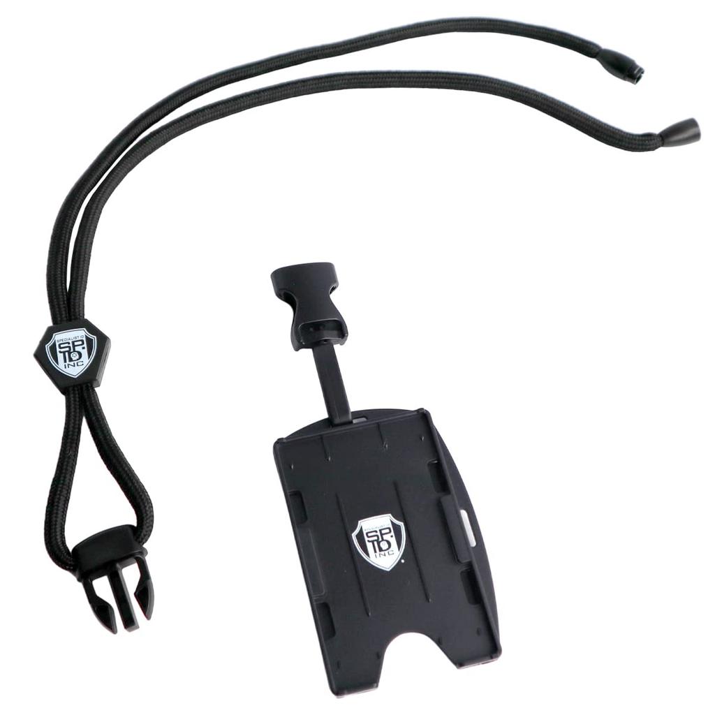 Металлоискатель Specialist ID, безопасный ремешок с держателем для бейджа, отображает 2 карты, двухсторонний, открытый, шнур для разделения лиц, съемный пластиковый зажим, быстросъемный