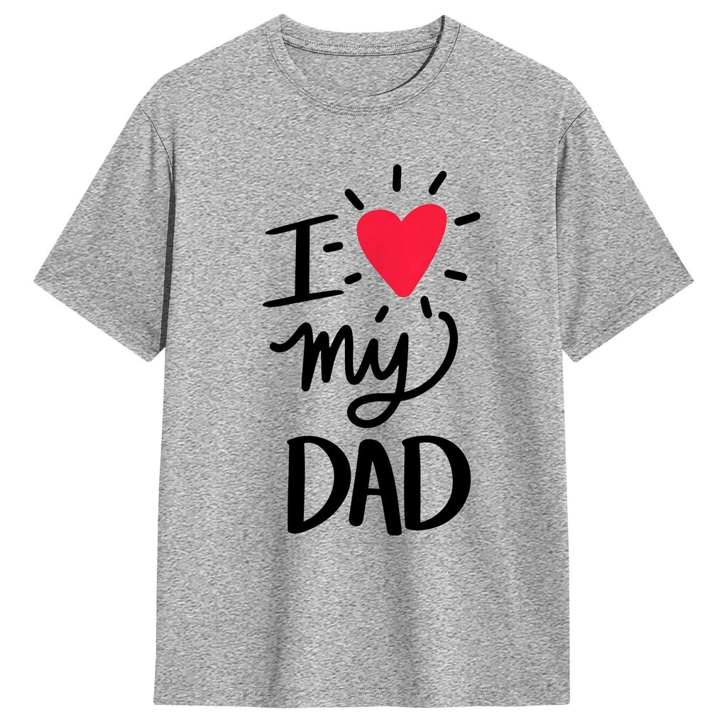 Unisexs Fathers Day T Shirts 100 Cotton Clothing Fashion Short Sleeve Crewneck Tee Shirt Gift Idea Tshirt