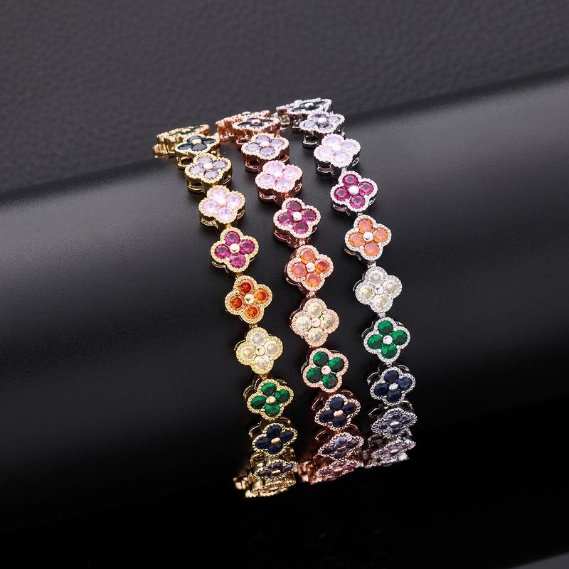 2026 Zircon Bracelet Gemstone Bracelet Fashionable and versatile gemstone bracelet